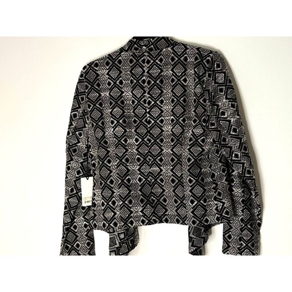 JAIME Open Front Drape Jacket Women's Size Medium Large New with tag k51 - Picture 2 of 16